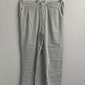 Side Stitch Tencera Straight Leg Pleated Pants - Paloma (Sz 2X) a393919